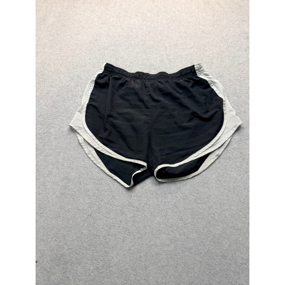 Nike Tempo Running Shorts Womens Large Black White Mesh Athletic 316112-010